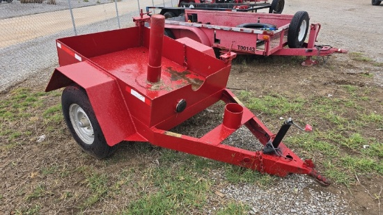 1995 Shop Made 5' Wire Reel/spool Trailer Trailer