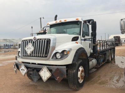 2013 International 7600 T/A Stake Bed Truck