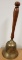 LARGE BRASS BELL WITH WOODEN HANDLE