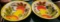 LOT OF 2 OLD LARGE METAL BOWLS