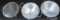 LOT OF 3 SMALL COLANDERS