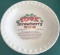 VINTAGE STRAWBERRY PIE PLATE WITH RECIPE