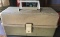 VINTAGE PLANO 6300 TACKLEBOX WITH MISC HARDWARE IN IT
