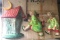 VINTAGE ARNELS OUTHOUSE CERAMIC WALL PLAQUES MAN, WOMAN & MOON