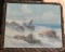 BEACH THEMED SIGNED PAINTING ON CANVAS