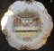 VINTAGE THE LAST SUPPER DECORATIVE PLATE 18K GOLD TRIM