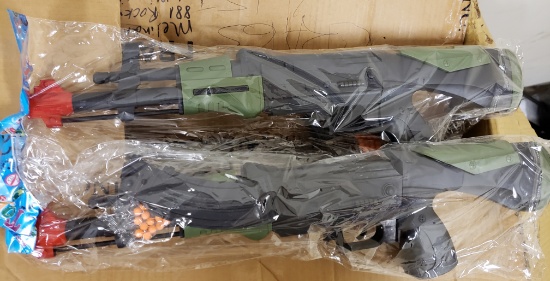 LOT OF 2 PLASTIC BB GUNS