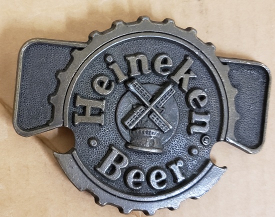 HEINEKEN BELT BUCKLE BOTTLE OPENER