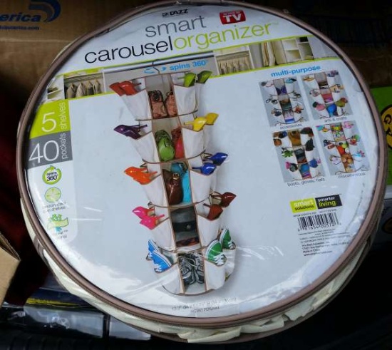 SMART CAROUSEL SHOE ORGANIZER