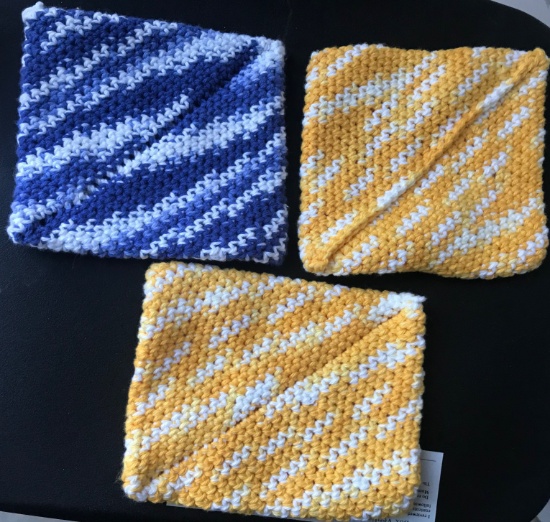 LOT OF 3 HANDMADE RAGS