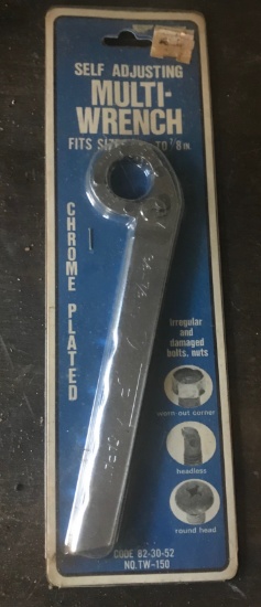 VINTAGE SELF ADJUSTING MULTI WRENCH TW-150
