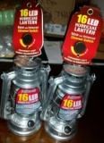 PAIR OF BRAND NEW 16 LED HURRICANE LANTERNS