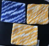 LOT OF 3 HANDMADE RAGS