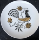 GOOD MORNING BY ROYAL MID CENTURY ROOSTER PLATE