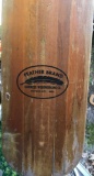 VINTAGE FEATHER BRAND WOODEN PADDLE