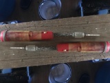 PAIR OF VINTAGE CRAFTSMAN NO. 3102 YANKEE STYLE RATCHETING SCREWDRIVERS USA