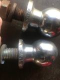 PAIR OF TRAILER HITCH BALLS