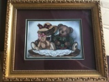 GOD BLESS THIS HOME TEDDY BEAR WALL HANGING