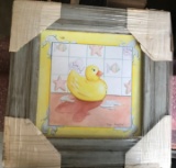 NEW FRAMED DUCK PRINT PERFECT FOR NURSERY!
