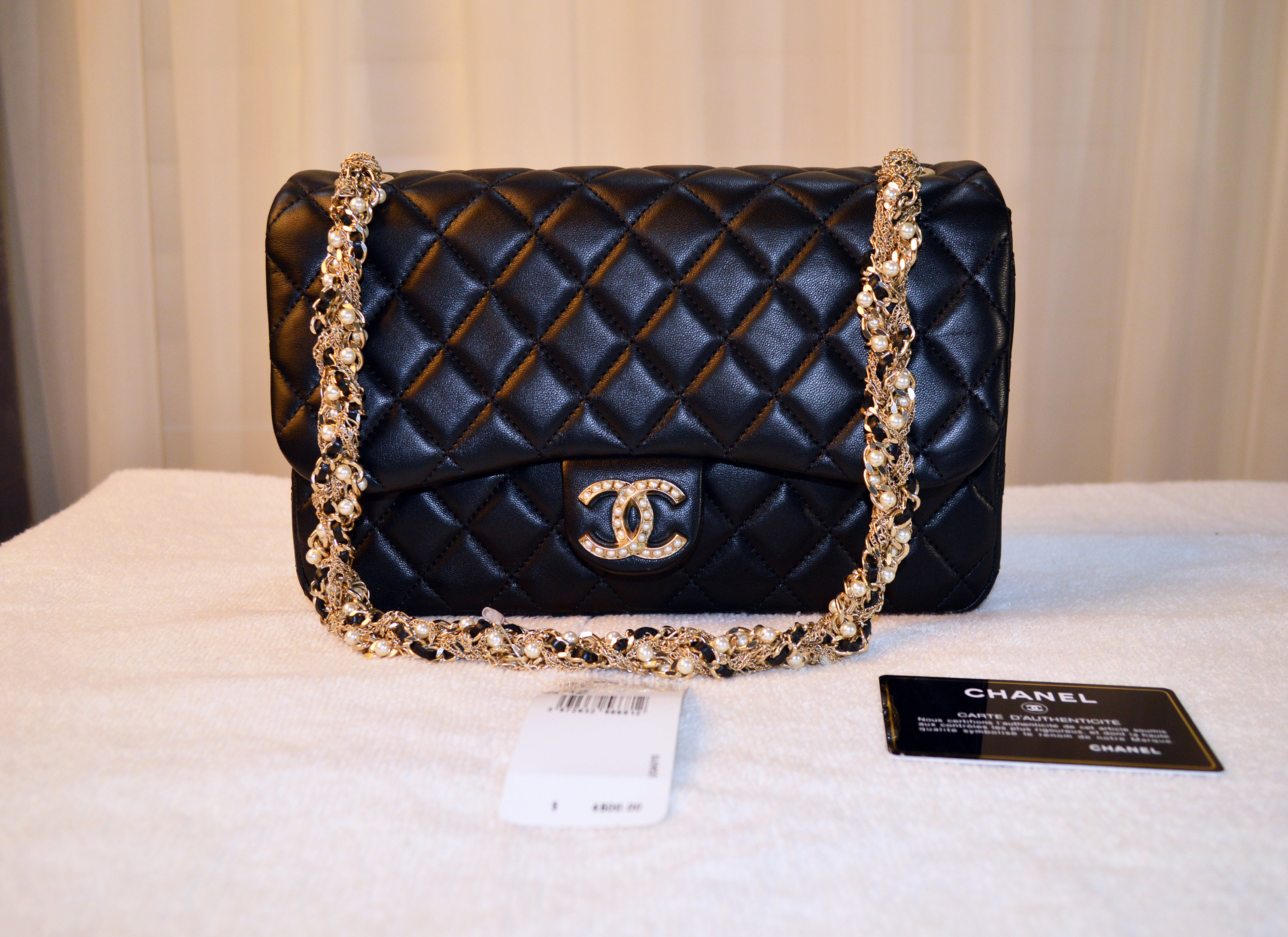 Chanel Medium Westminster Flap Bag with Pearls