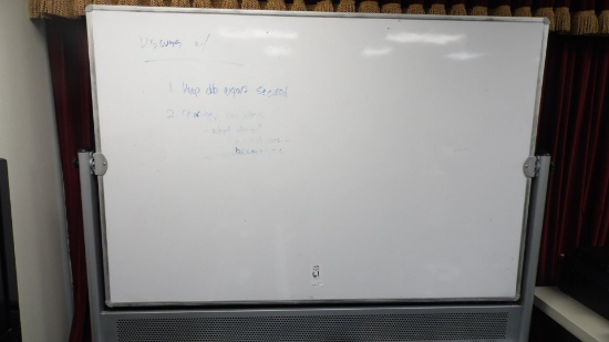 ROLLING WHITE BOARD