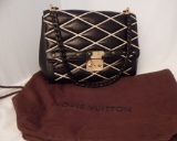 Louis Vuitton Pochette Flap Malletage Black Cream