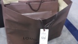 ASSORTED LOUIS VUITTON SHOPPING BAGS & TAGS