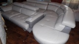 MUSE 3 PIECE LEATHER SOFA SECTIONAL