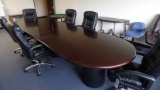 12 FT. CONFERENCE TABLE w/ 6 CHAIRS