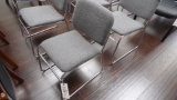 GRAY & CHROME CHAIRS