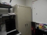 Lot Metal Storage Cabinet, 2-Dr Vertical File Cabinet