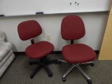 Red Task Chairs