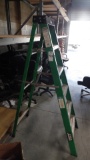 GREEN FIBERGLASS LADDER (located at 4523 Cloverly Ave., Temple City)