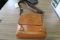 LRZZ Laorenzhizun Brown Leather Small Messenger Bag