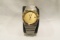 Omega Constellation Stainless Steel Men's Watch w/gold tone face