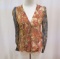 Zara Floral Print Long Sleeve Top, size XS, new with tags