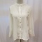 Zara White/Lace Long Sleeve Blouse, size XS, new with tags