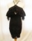 Bebe Black Embellished Halter Keyhole Mini Dress, size XXS, new with tags - $139