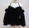 Parker Black Lace Balloon Sleeve Top, size XS, new with tags - $220