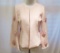 Tahari Pink Blazer w/Floral Trim on Sleeves, size 4P, worn