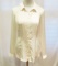 Guess Cream Satin Blouse, size XS, new with tags