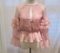 Bebe Pink Ruffle Trim Top, size XXS, new with tags