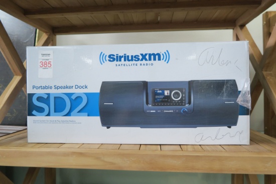 Sirius XM Portable Speaker Dock Model SD2
