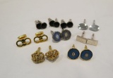 (9) Sets Assorted Cufflinks