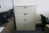 Hon 4-Drawer Lateral File Cabinets, Beige