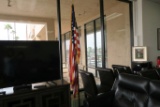 US Flag on Stand