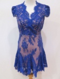 Bebe Purple Lace Mini Dress, size 00, new with tags