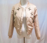 Bebe Pink Bomber Jacket, size XS, worn