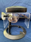 Coach Plastic Frame Metal Temples Glasses