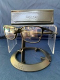 Calvin Klein Plastic and Metal Frame Glasses